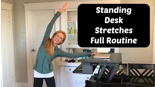 Standing Desk Stretches. The Pros and Cons of Standing to Work.