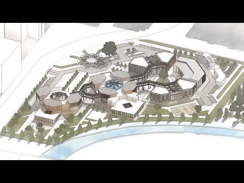 Architectural Proposal For The Syrian Embassy In Washington DC,USA | Aisha Mahjoub, Massa Almounajed