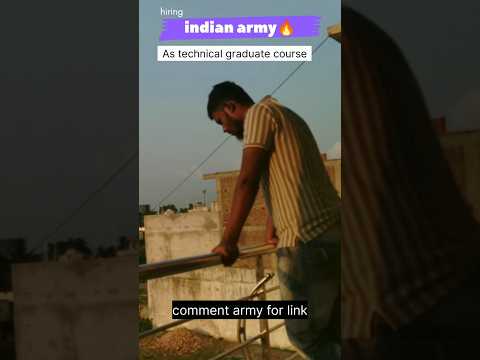 Join Indian Army as a Technical Graduate CourseEligibility - Engineering Students #armyforce