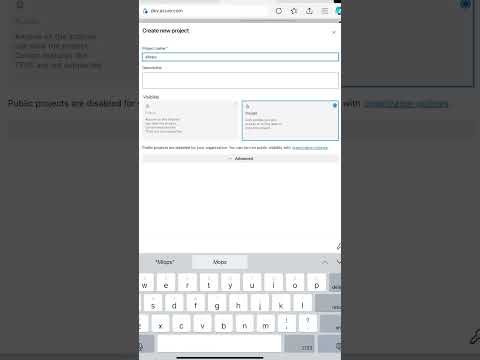 Creating Project in Azure DevOps # #azuredevops #azure #windows #azureexpert #ansible