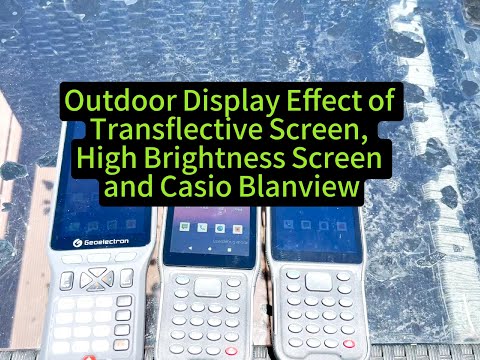 Transflective vs Blanview vs High Brightness TFT, which is better under Sunlight?