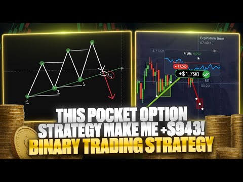 THIS POCKET OPTION STRATEGY MAKE ME +$943! | BINARY TRADING STRATEGY | POCKET OPTION TRADING
