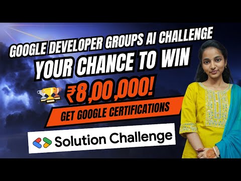 Join Google Developer Groups AI Hackathon | Win ₹8,00,000! #education #video #tech #viralvideo #win