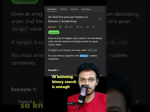 Apple Interview Question Leetcode - 34 #tamil #python #dsa #leetcode  #algorithmexplained