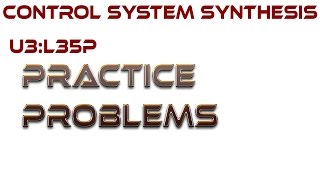 L35P:  Practice Problems