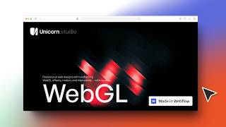 Why Unicorn-studio is the Future of WebGL Animations in Webflow!
