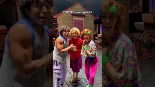POV: actors on opening night 😅 #actor #broadway #musical #theatre #theatrekid