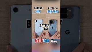 IPHONE AIR VS PIXEL 10 PRO FOLD BATTERY TEST!!