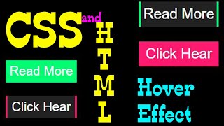 Easy CSS Button Hover Effect #coding #online #programming #tutorials #css #html #howto #beginner