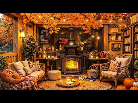 September Jazz 🍂 Smooth Jazz Instrumental Music for Good Mood 🍂 Cozy Fall Coffee Shop Ambience