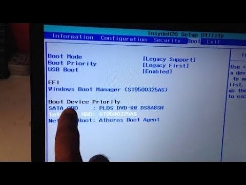 Lenovo Boot Menu || lenovo ideapad 310 boot menu