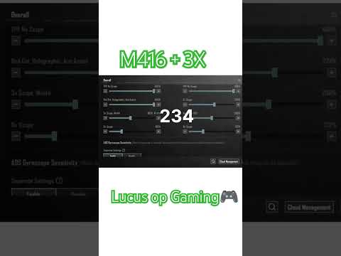 m416+3X best sensitivity bgmi#bgmi#sensitivity #m416 #3X#best#viral
