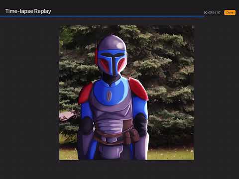 My MANDALORIAN OC speed paint!