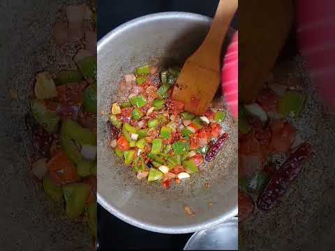 Easy chutney recipes in tamil/night dinner recipe/chutney for dinner/capsicums chutney/CookingHarini