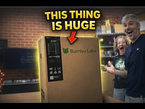 Unboxing the Bambu Lab H2S - First Impressions & Setup