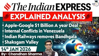 Indian Express Analysis | 14th January 2026 | The Indian Express Newspaper Analysis