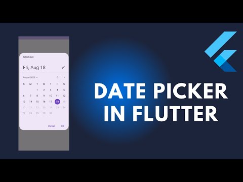 Date picker in flutter | Flutter widgets