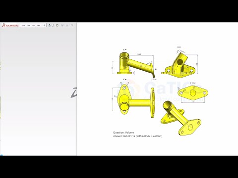 SolidWorks Practice/Exercise For Beginners - Basic Tutorial - Part Features (05 - L06 - A)