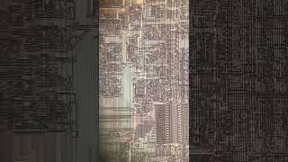 inside CPU chip. #cpu #chip #microprocessor #microcontroller #allaboutelectronics #microscope