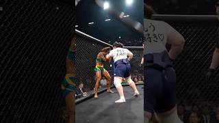 【怒涛の突っ張り連打！】相撲 vs 総合格闘技 #異種格闘技#相撲 #Sumo #MMA