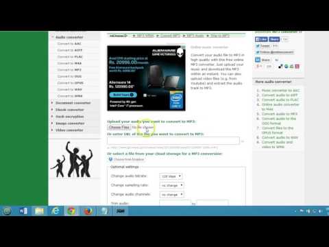 How to Convert Video to MP3 Online Free Online File converter