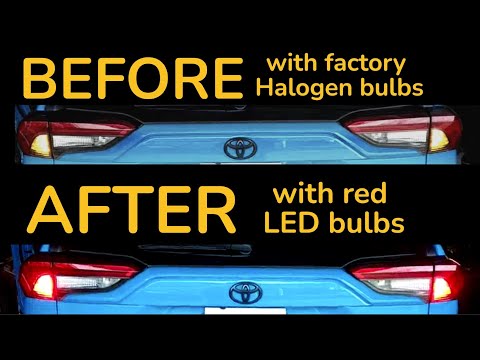 LED rear Turn Signal Swap Installation SO EASY!!! 2019-2022 Toyota RAV4