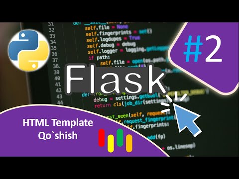 Flask darslik #2    HTML template qo`shish
