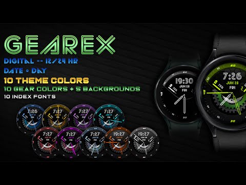Gearex - Hybrid Wear OS Watch Face