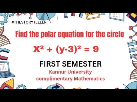 Find the Polar equation of a circle| Kannur University| Exam special| #complimentary #maths