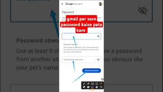 gmail password change ll how to change password gmail account in mobile