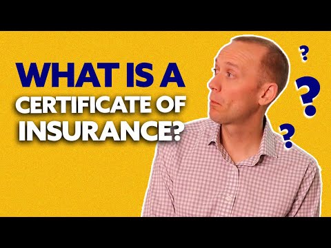 What is a Certificate of Insurance?