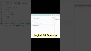 JavaScript Logical OR Operator Explained (||)