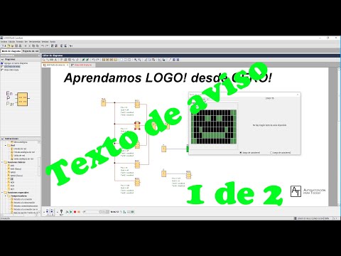 Aprendamos LOGO! desde CERO! 028 Texto de aviso 1 de 2