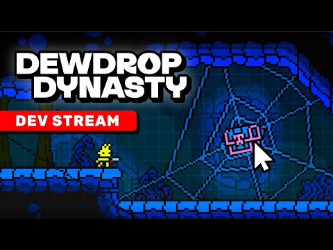 🔴 Dewdrop Dynasty: Designing Artwork for my Metroidvania + Q&A
