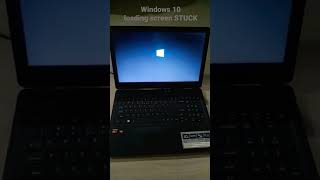 Windows 10 loading screen STUCK