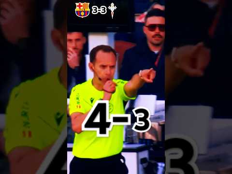 Barcelona comeback against Celta De Vigo Laliga #football #laliga #raphinha #lamineyamal #goals