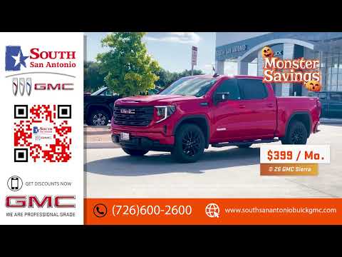 MONSTER SAVINGS: Drive a 2026 Sierra for $399/mo!