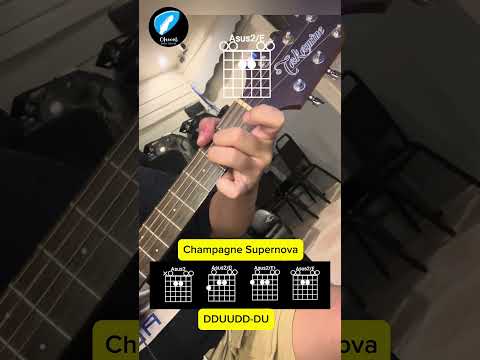 Champagne Supernova Guitar Chords #guitartutorial #guitarlesson