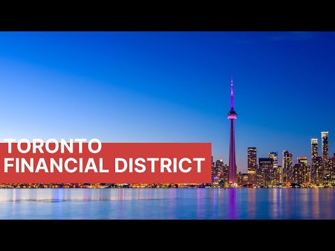 Toronto night, Downtown, Financial District