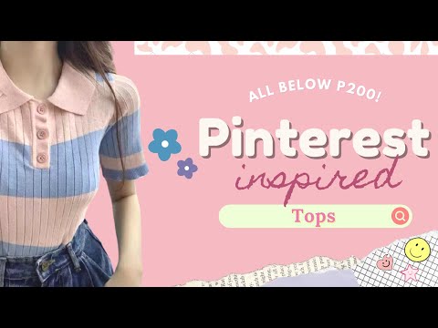 Shopee Clothing Finds (pinterest, aesthetic) | ALL ITEMS BELOW 200 PESOS GURL!! 🌸🌼✨
