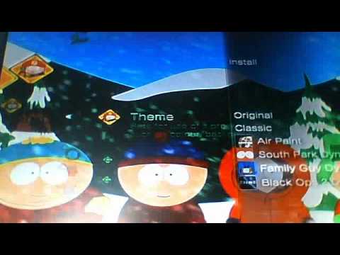 My New South Park And Family Guy Dynamic Theme Install Via Usb PS3 (TUTORIAL)