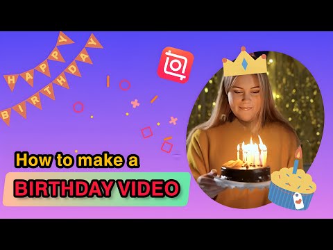 happy birthday video making 1 minute/how to make happy birthday video(inshot tutorial).