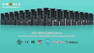 Easy World Automation-Moxa EDS-4000/G4000 Managed Switches