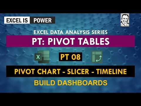 PT08: Pivot Chart, Slicer & Timeline (Pivot Tables Presentation & Visualization)