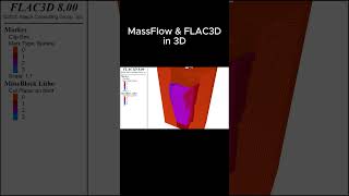 MassFlow v9 & FLAC3D #flac3d #massflow #geotechnicalengineering #itascasoftware