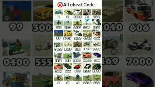 Indian Bikes Driving 3D || All NEW CHEATS CODES #shorts​ #short​