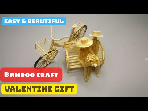 Valentine gift ideas - Bamboo stick craft ideas #bamboo