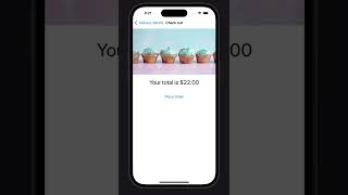Cupcake Corner | 100 Days Of SwiftUI | Day 49-52 | Project 10 | #short