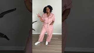 Made a new jumpsuit using Vogue V1994✂️✂️ | #sewing #learntosew #sew #fashion #makeitsew