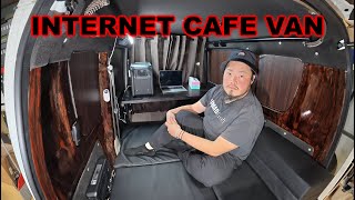 I turned my van into an internet cafe